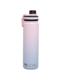 Lizzard - 650ml Flask - Pink and Blue Ombre