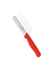 Klever AVA Sandwich Spreader with Serrated Blade 10cm - Red