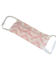 4aKid Adult Fabric Mask - Pink Zigzag