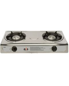 Alva 2 Burner Stainless Steel Gas Stove