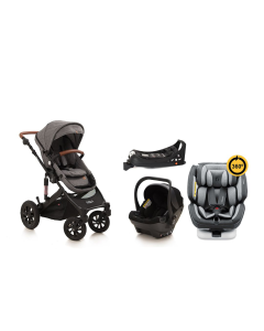 Noola Elite 5in1 Lunar Grey Travel System with ISOFIX & ONE360