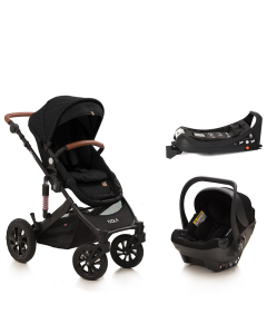 The Elite 4in1 Travel System with ISOFIX BASE  Midnight Black