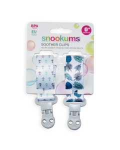 Snookums Soother Clip - Boy