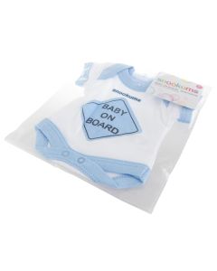 BABY ON BOARD BABYGROW - BLUE