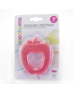 FRIDGE TEETHER - APPLE SHAPE - RED