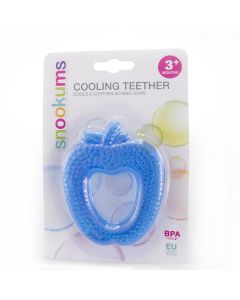 FRIDGE TEETHER - APPLE SHAPE - BLUE