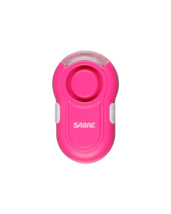 SABRE Personal Alarm with LED Light - Pink