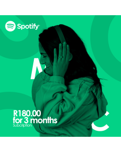 Spotify Premium Individual R180 for 3 Months Subscription