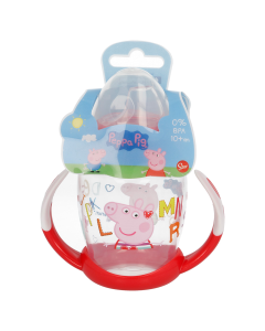 PEPPA PIG TODDLER SILICONE FNCY TRAINING MUG 270ML