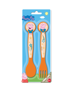 PEPPA PIG 2 PCS PP CUTLERY SET