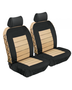 Stingray Ultimate HD Front Seat Covers Beige