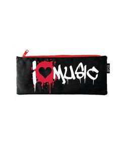 ECO I love music - 30cm Pencil Case