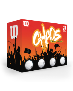 Wilson Chaos Golf Balls - white