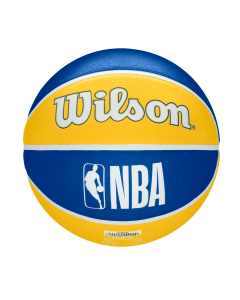 Wilson NBA Team Tribute Basketball - Yellow/Blue